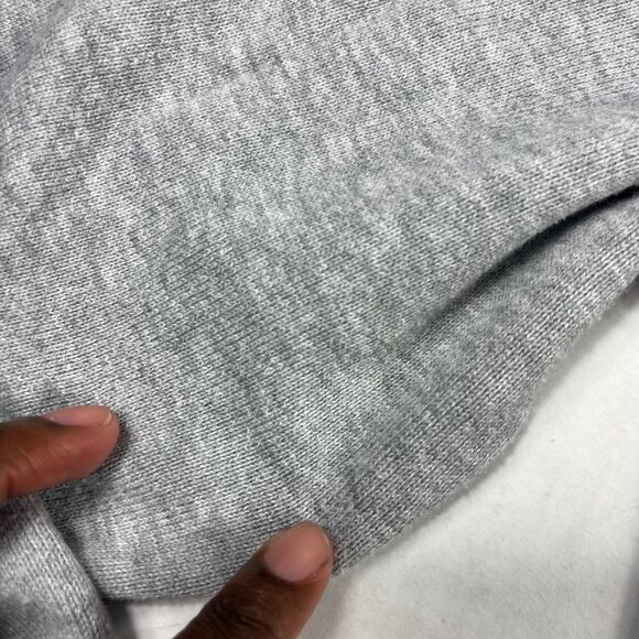 Brooks Brothers Mens Cotton V-Neck Sweater Gray Classic Comfort Work Casual M - Picture 8 of 11